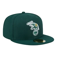 Oakland Athletics Green 2025 Clubhouse Alt New Era 59FIFTY Fitted Hat