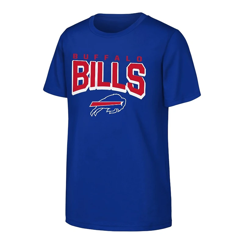 Youth Buffalo Bills Royal Blue NFL on the Block Cotton Shirt