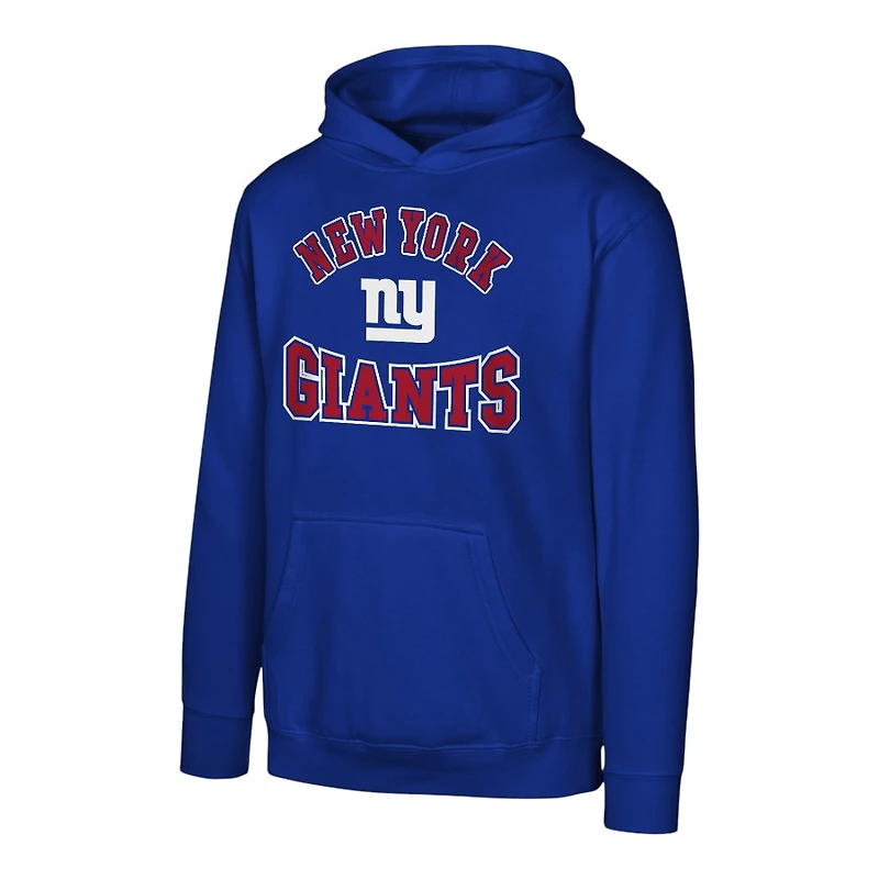 Youth New York Giants Royal Blue NFL Hometown Pullover Fleece Hoodie