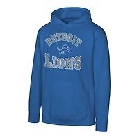 Youth Detroit Lions Blue NFL Hometown Pullover Fleece Hoodie