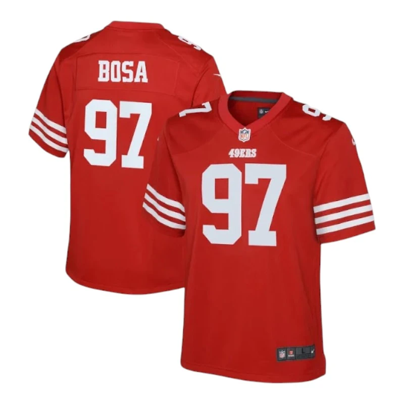 Preschool San Francisco 49ers Nick Bosa Red Home Jersey