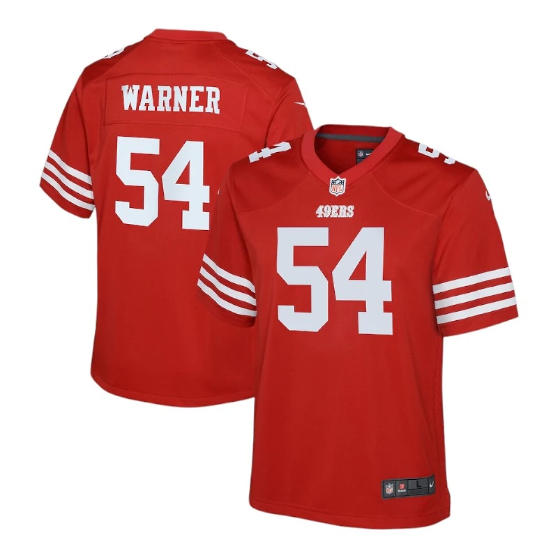Preschool San Francisco 49ers Fred Warner Red Home Jersey