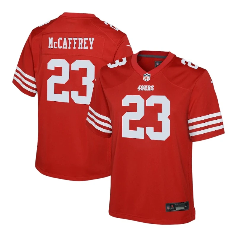 Preschool San Francisco 49ers Christian McCaffrey Red Home Jersey