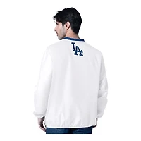 Los Angeles Dodgers White G-III Sports Pullover Jacket