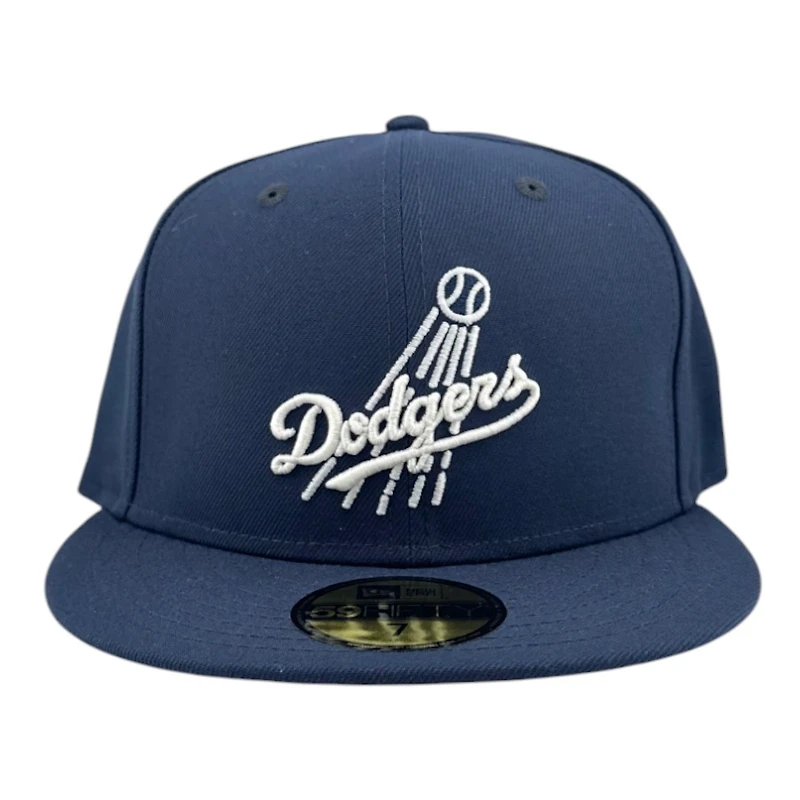Los Angeles Dodgers Oceanside Blue Shooting Ball Logo Grey UV New Era 59FIFTY Fitted Hat