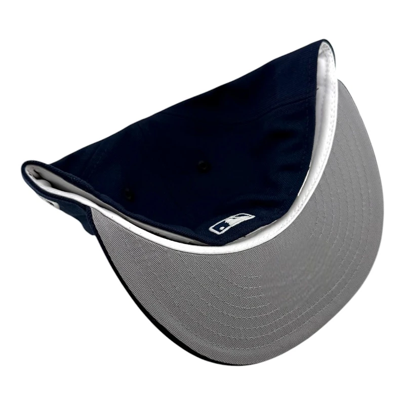 Los Angeles Dodgers Oceanside Blue LA Logo Grey UV New Era 59FIFTY Fitted Hat