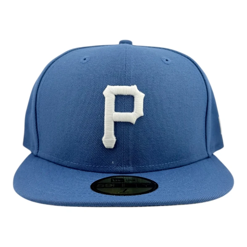 Pittsburgh Pirates Indigo Blue Grey UV New Era 59FIFTY Fitted Hat