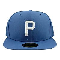 Pittsburgh Pirates Indigo Blue Grey UV New Era 59FIFTY Fitted Hat