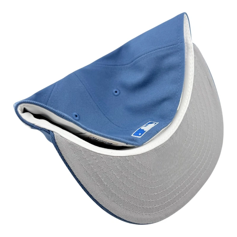 Atlanta Braves Indigo Blue Grey UV New Era 59FIFTY Fitted Hat