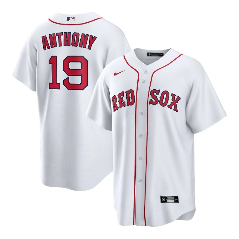 Boston Red Sox Roman Anthony White Home Nike Replica Jersey
