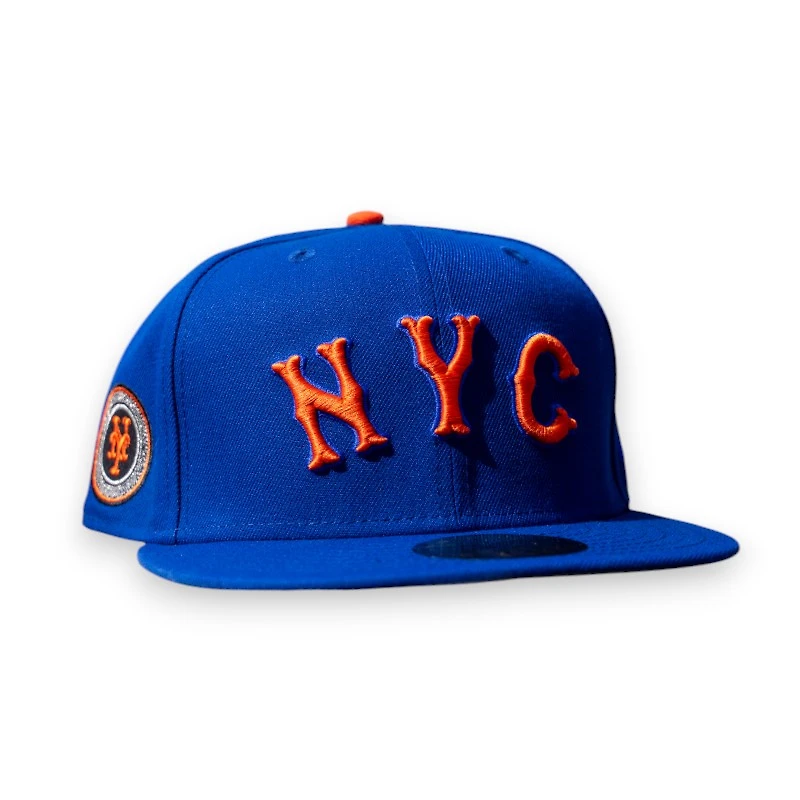 New York Mets Royal Leon the Lab City Connect Patch Grey UV Era 59FIFTY Fitted Hat