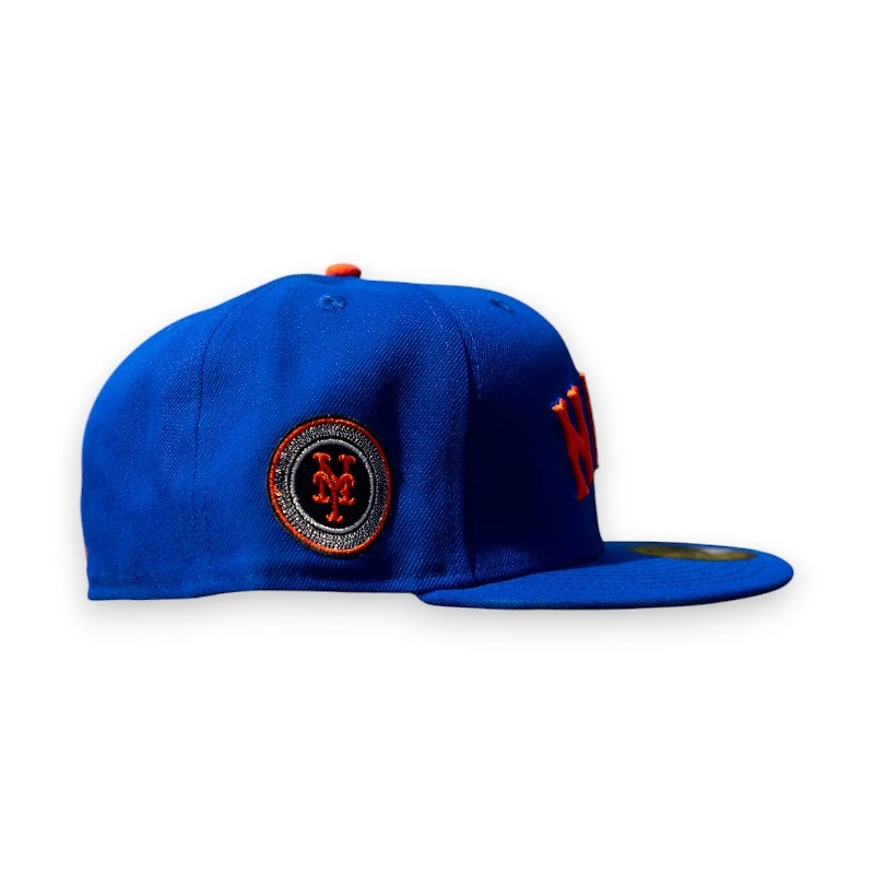New York Mets Royal Leon the Lab City Connect Patch Grey UV Era 59FIFTY Fitted Hat