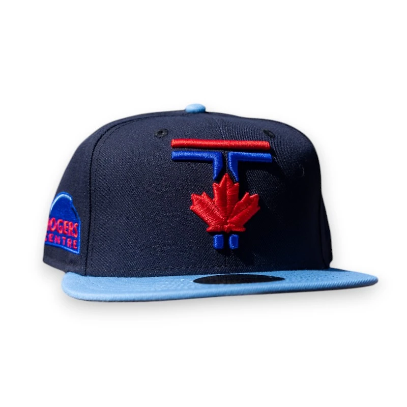 Toronto Blue Jays Navy Sky 2T Leon the Lab Rogers Centre Patch Grey UV New Era 59FIFTY Fitted Hat