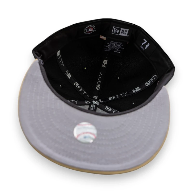 Arizona Diamondbacks Black Vegas Gold  2T Leon the Lab Born Patch Grey UV New Era 59FIFTY Fitted Hat