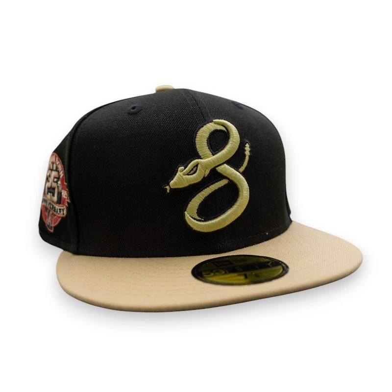 Arizona Diamondbacks Black Vegas Gold  2T Leon the Lab Born Patch Grey UV New Era 59FIFTY Fitted Hat