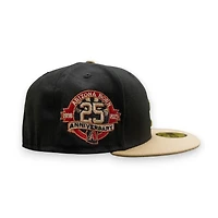 Arizona Diamondbacks Black Vegas Gold  2T Leon the Lab Born Patch Grey UV New Era 59FIFTY Fitted Hat