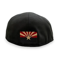 Arizona Diamondbacks Black Vegas Gold  2T Leon the Lab Born Patch Grey UV New Era 59FIFTY Fitted Hat