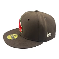 Los Angeles Dodgers Brown "Choco Mazapan" 1955 Patch Tan UV New Era 59FIFTY Fitted Hat