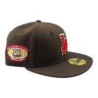 Los Angeles Dodgers Brown "Choco Mazapan" 1955 Patch Tan UV New Era 59FIFTY Fitted Hat