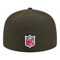 New York Jets Gotham Green 2025 Rivalries Collection Sideline Rope Era 59FIFTY Fitted Hat