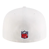 Buffalo Bills White 2025 Rivalries Collection Sideline Rope New Era 59FIFTY Fitted Hat