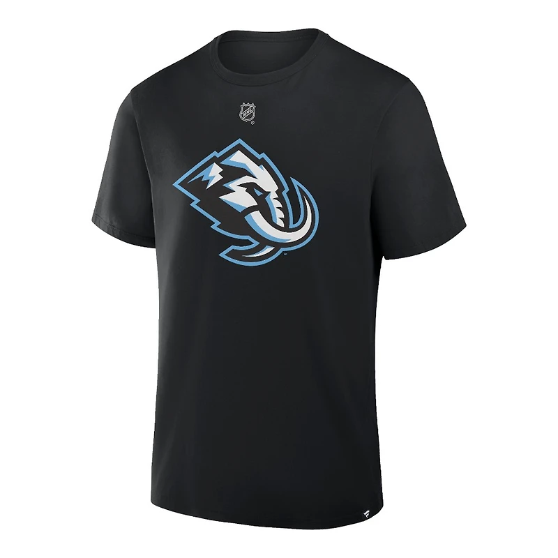 Utah Mammoth Black Nick Schmaltz Name & Number Fanatics T-Shirt