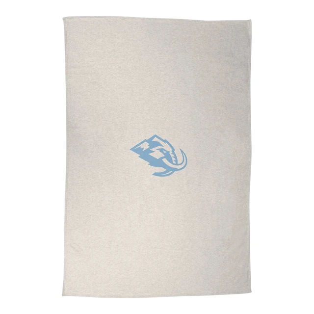 Utah Mammoth 54" x 84" Oatmeal Sweatshirt Blanket