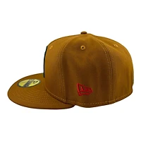Mexico Toasted Peanut "M" Logo "Viva La Raza Collection" Grey UV New Era 59FIFTY Fitted Hat