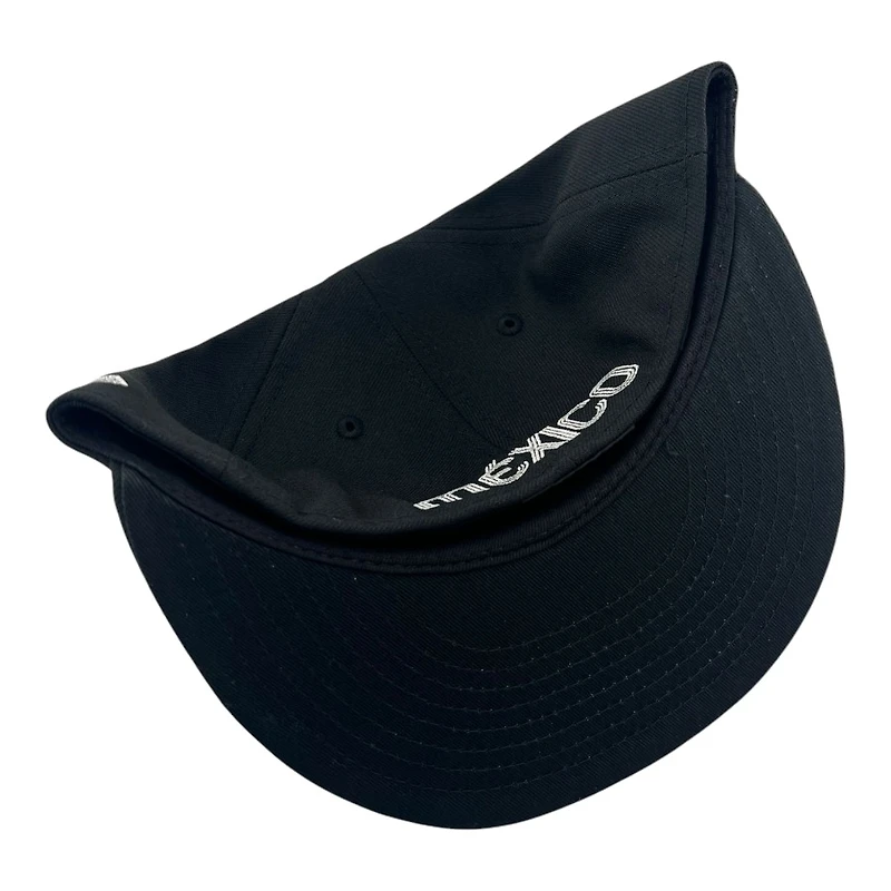 Mexico Black and White "M" Logo "Viva La Raza Collection" UV New Era 59FIFTY Fitted Hat