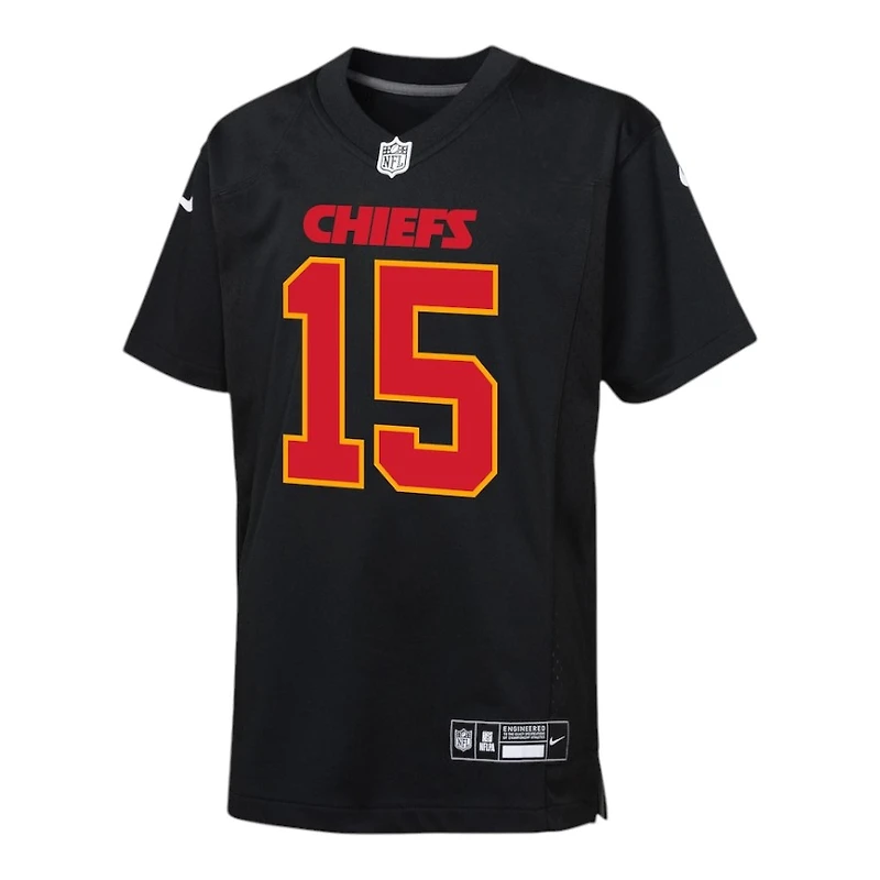 Youth Kansas City Chiefs Patrick Mahomes Nike Black Game Jersey