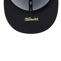 San Francisco 49ers Black 2025 Rivalries Collection Sideline Rope New Era 59FIFTY Fitted Hat