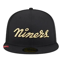 San Francisco 49ers Black 2025 Rivalries Collection Fan Pack New Era 59FIFTY Fitted Hat