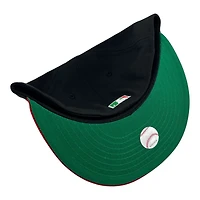 California Angels Black and Red Cooperstown Logo "Lowercase Collection" Green UV New Era 59FIFTY Fitted Hat