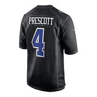 Dallas Cowboys Dak Prescott Nike Black Game Player Jersey