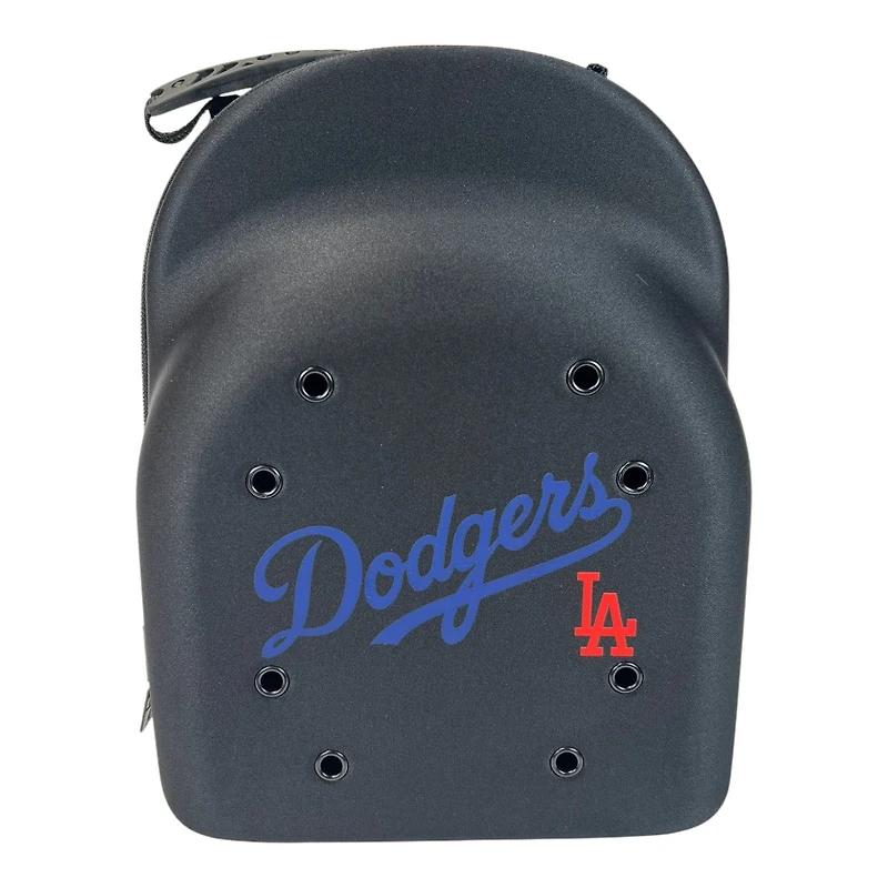 Los Angeles Dodgers Black with Royal Script Logo New Era Six Cap Carrier