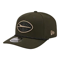 New York Jets Brown 2025 Rivalries Collection Sideline Rope New Era 9SEVENTY Adjustable Hat