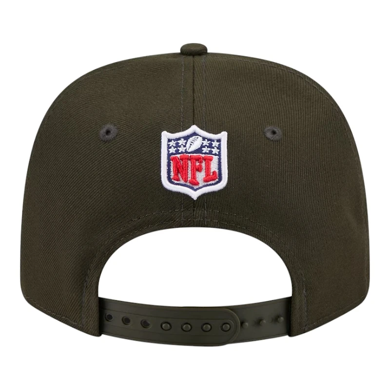 New York Jets Brown 2025 Rivalries Collection Sideline Rope New Era 9SEVENTY Adjustable Hat