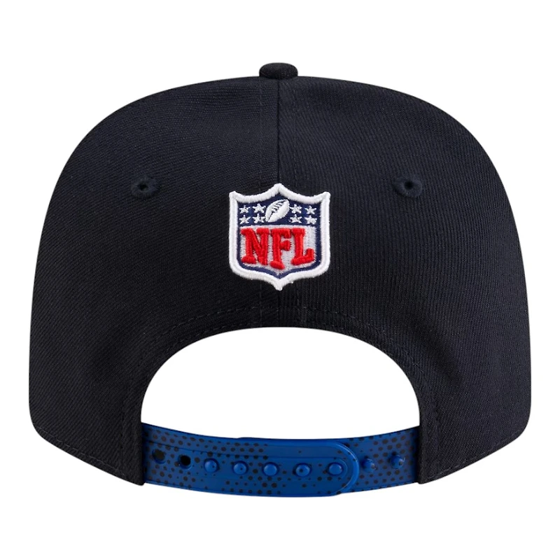 Los Angeles Rams Black 2025 Rivalries Collection Sideline Rope New Era 9SEVENTY Adjustable Hat