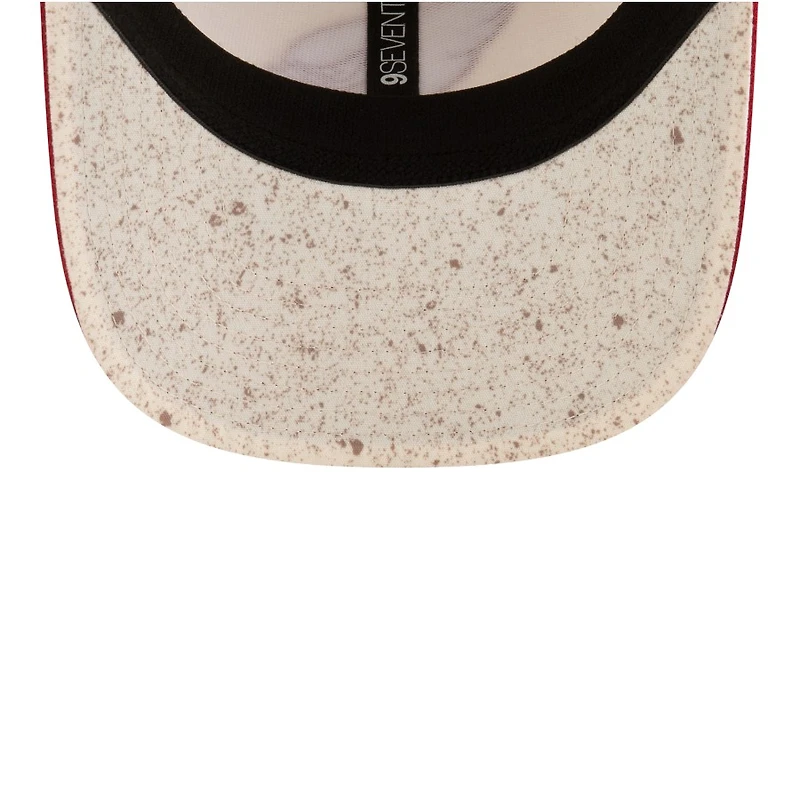 Arizona Cardinals Cream 2025 Rivalries Collection Sideline Rope New Era 9SEVENTY Adjustable Hat