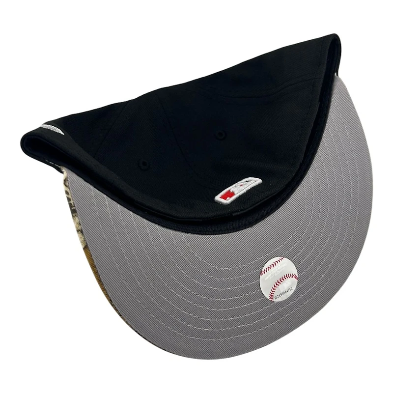 Kids Los Angeles Angels Black and Realtree Grey UV Custom New Era 59FIFTY Fitted Hat