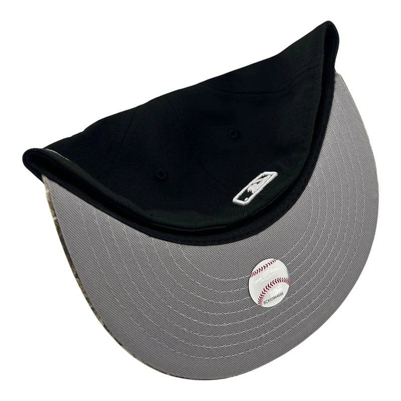 Kids Los Angeles Dodgers Black and Realtree Grey UV Custom New Era 59FIFTY Fitted Hat