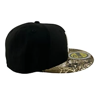 Kids Los Angeles Dodgers Black and Realtree Grey UV Custom New Era 59FIFTY Fitted Hat