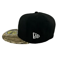 Kids Los Angeles Dodgers Black and Realtree Grey UV Custom New Era 59FIFTY Fitted Hat