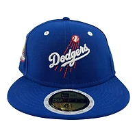 Kids Los Angeles Dodgers Royal Blue "Shoot For The Stands" 2024 WS Champs Patch Red UV Custom New Era 59FIFTY Fitted Hat