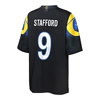 Youth Los Angeles Rams Matthew Stafford Black 2025 Rivalries Collection Nike Game Jersey