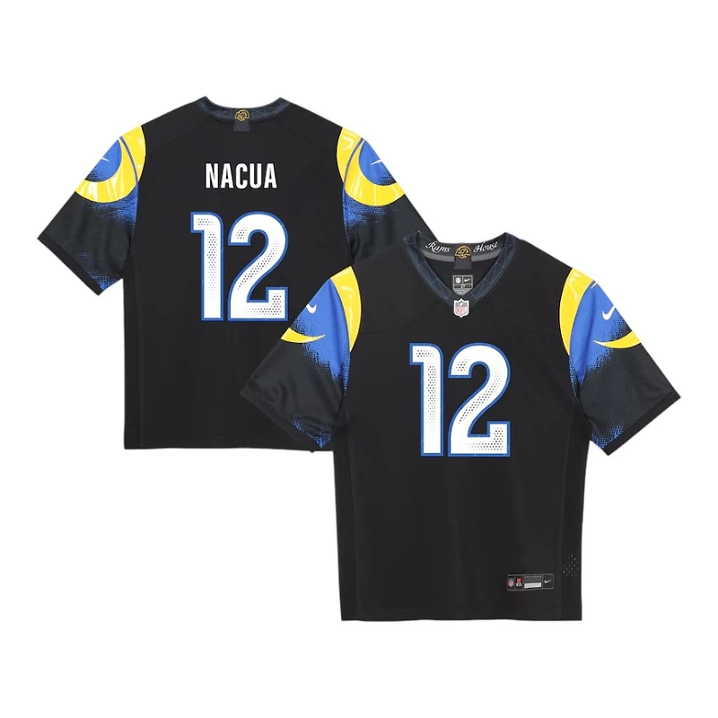 Toddler Los Angeles Rams Puka Nacua Black 2025 Rivalries Collection Nike Game Jersey