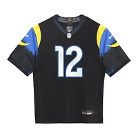 Preschool Los Angeles Rams Puka Nacua Black 2025 Rivalries Collection Nike Game Jersey