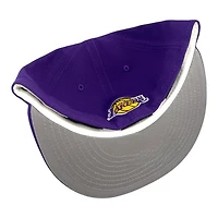 Los Angeles Lakers Purple and Gold Retroscript 2.0 Grey UV NBA New Era 59FIFTY Fitted Hat