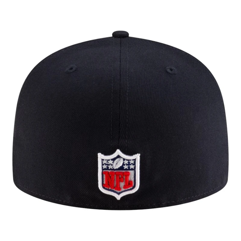 Miami Dolphins Black 2025 Rivalries Collection Sideline Rope New Era 59FIFTY Fitted Hat