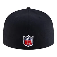 Los Angeles Rams Black 2025 Rivalries Collection Sideline Rope New Era 59FIFTY Fitted Hat